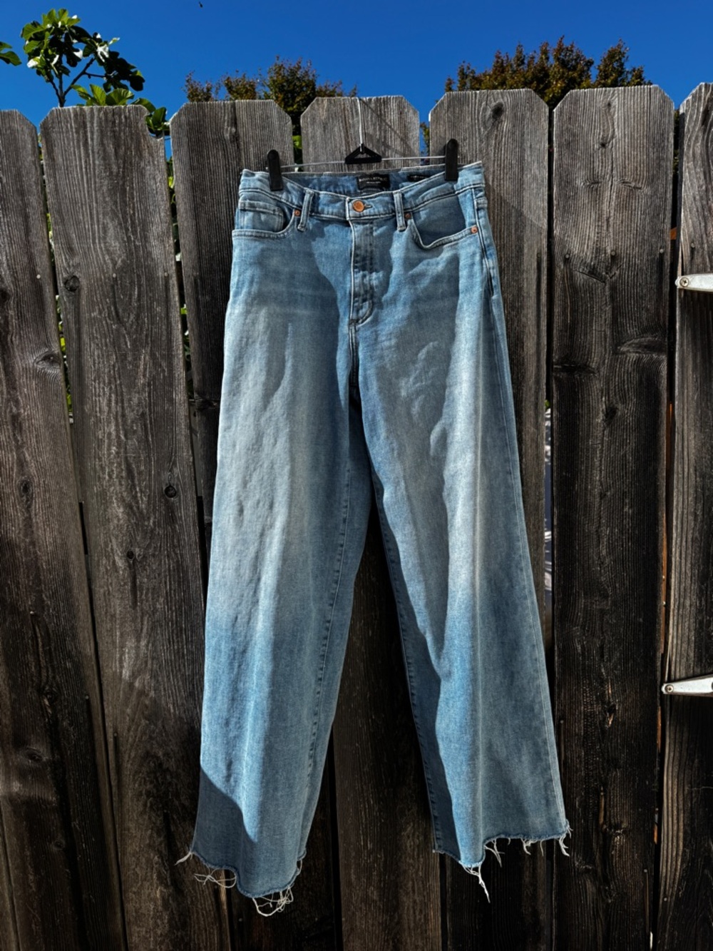Banana Republic Light Blue High-Rise Wide Leg Jeans